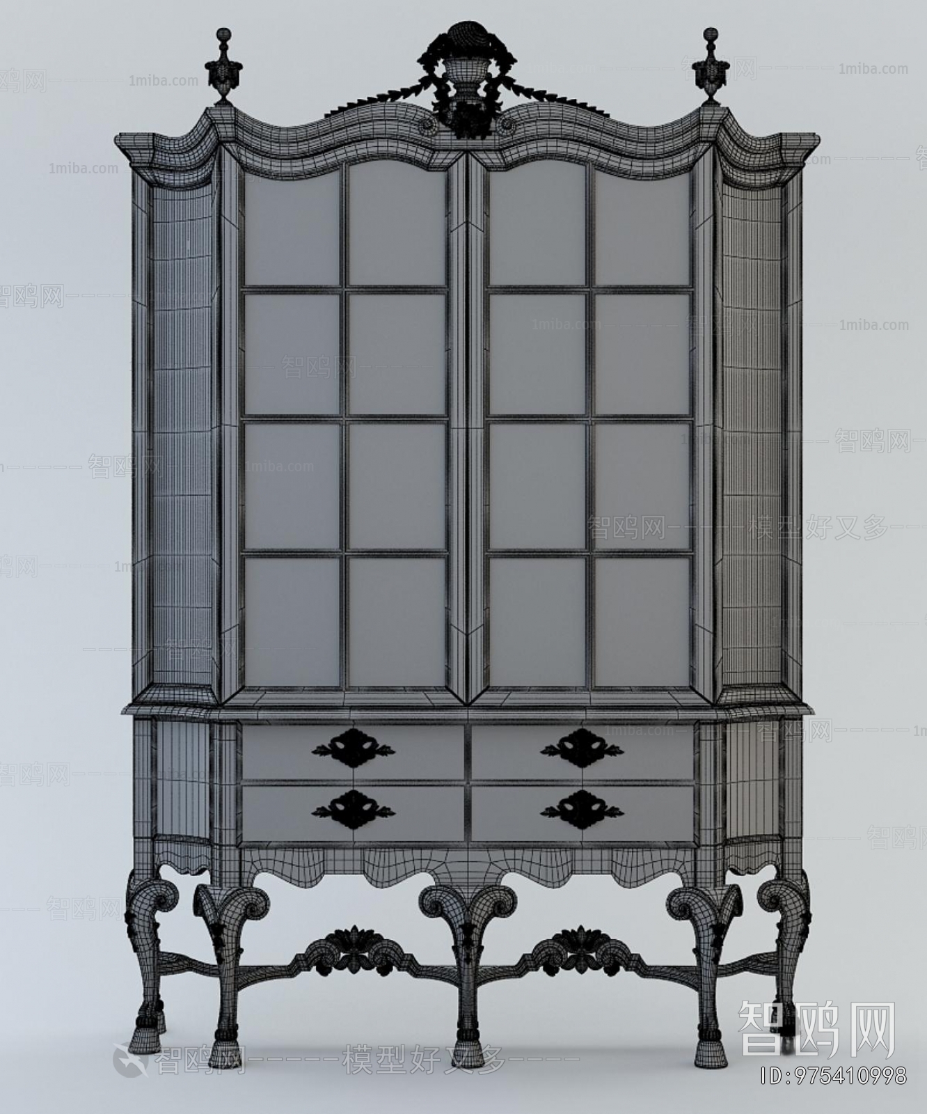 European Style Classical Style Bookcase