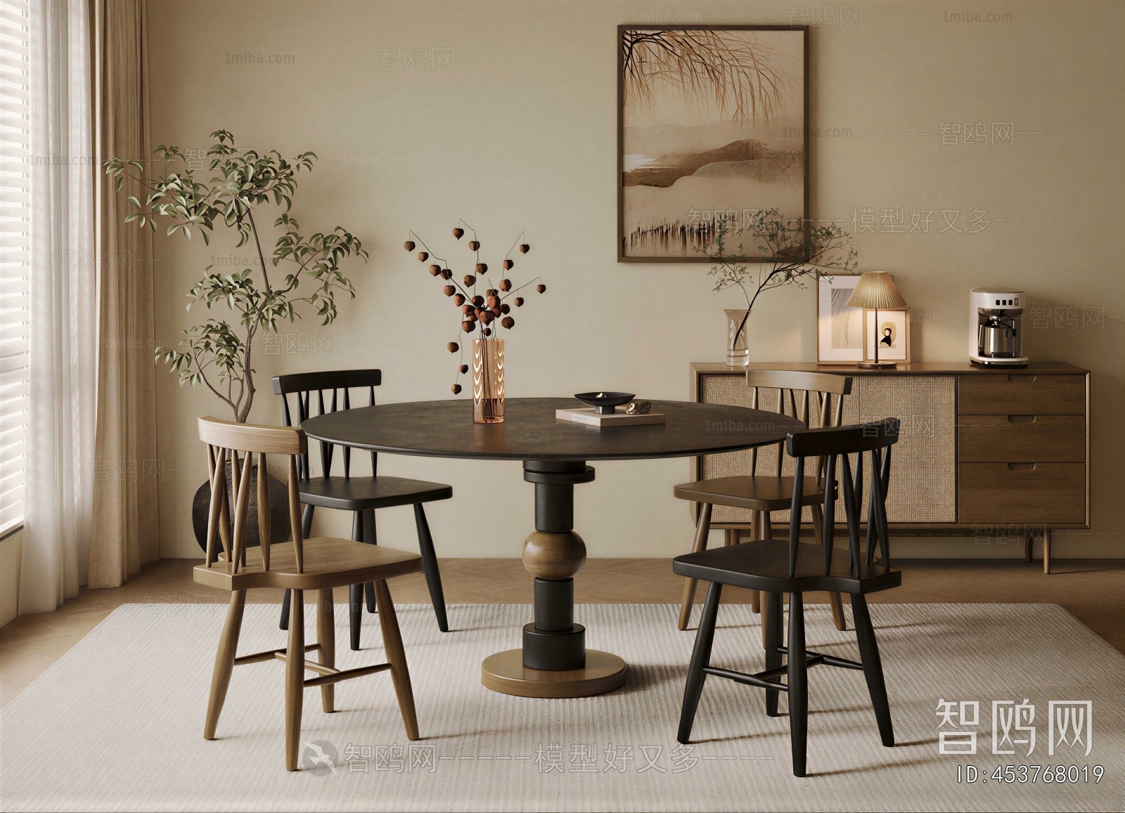 New Chinese Style Dining Table And Chairs