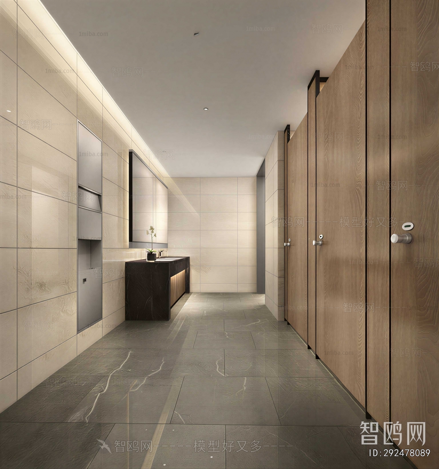 Modern Public Toilet