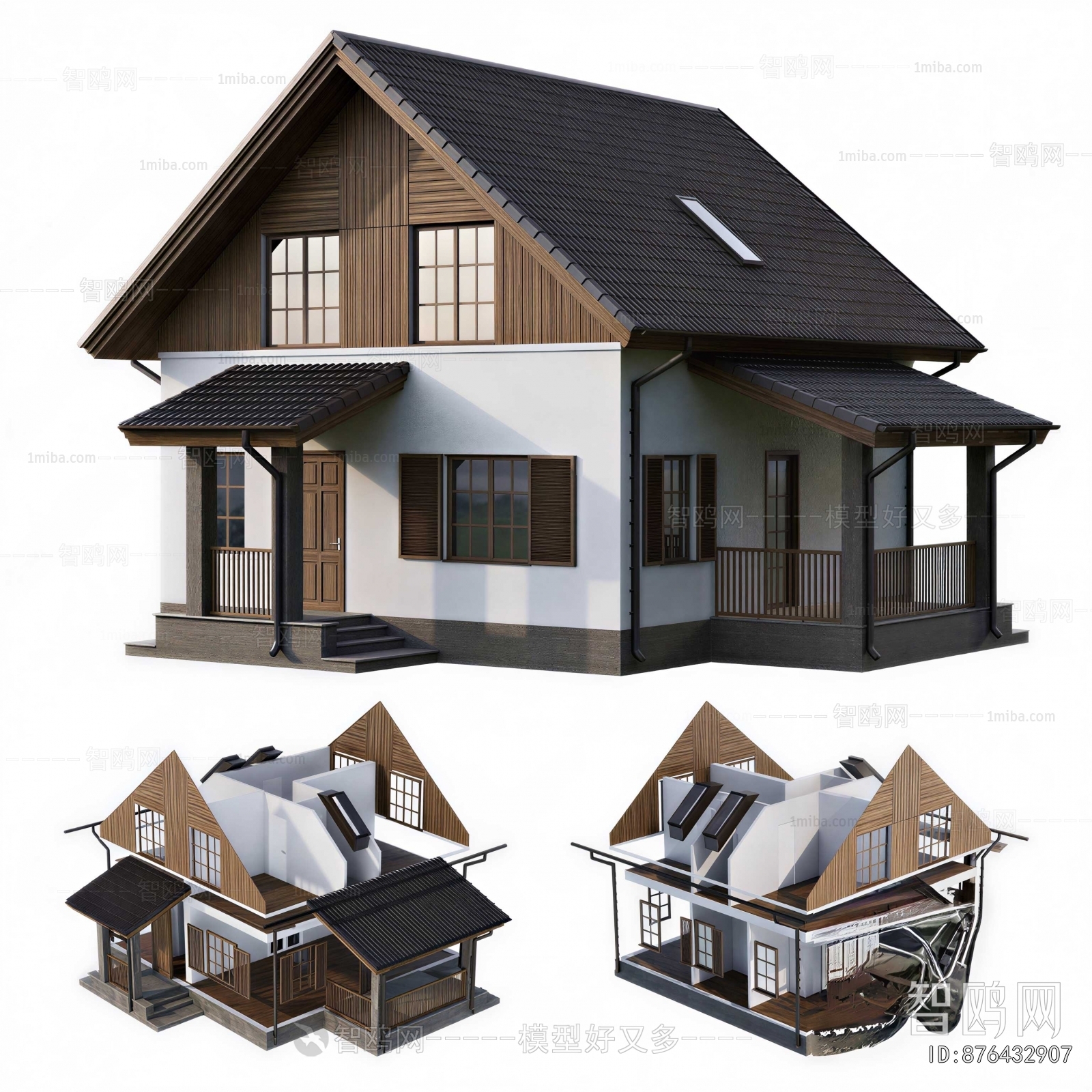 New Chinese Style Building Appearance