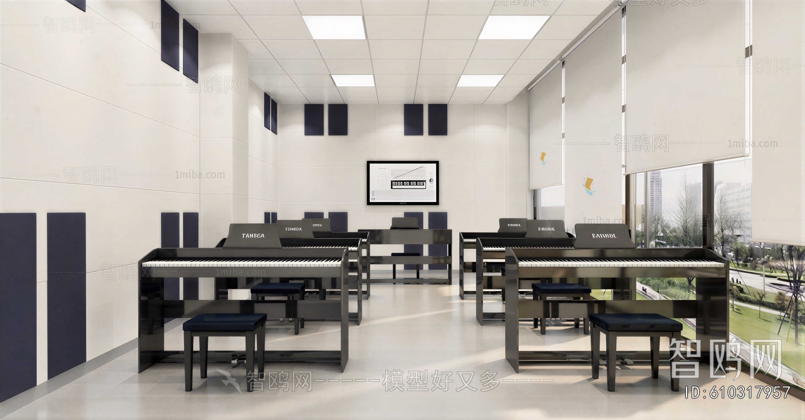 Modern Music Room