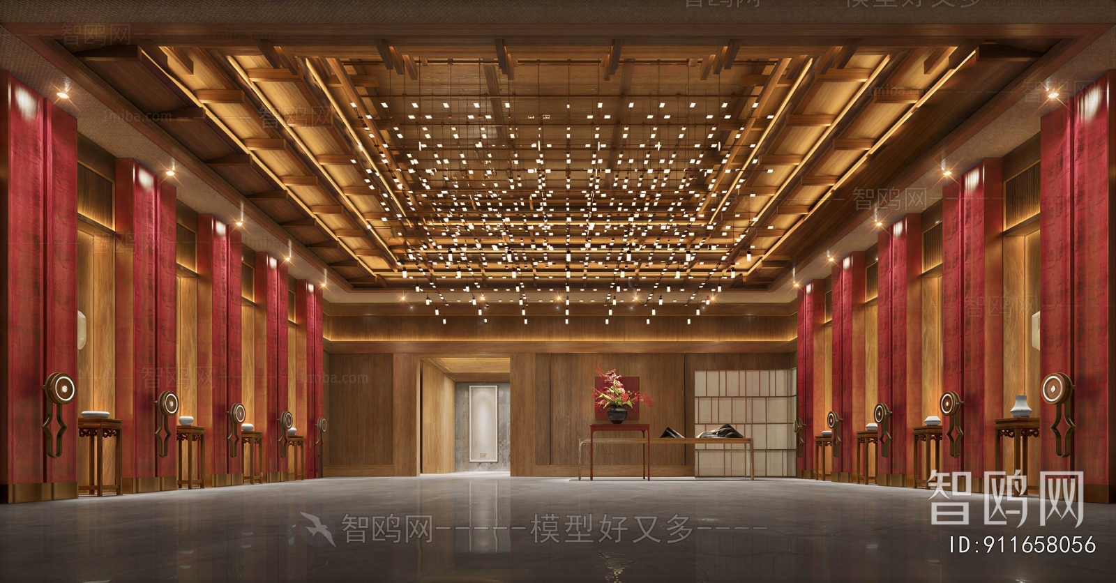 New Chinese Style Office Reception Desk