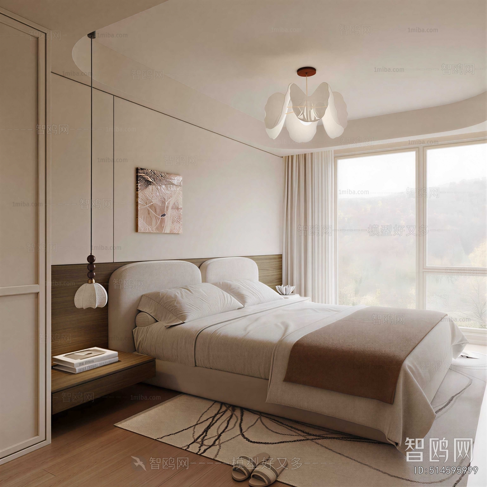 New Chinese Style Bedroom