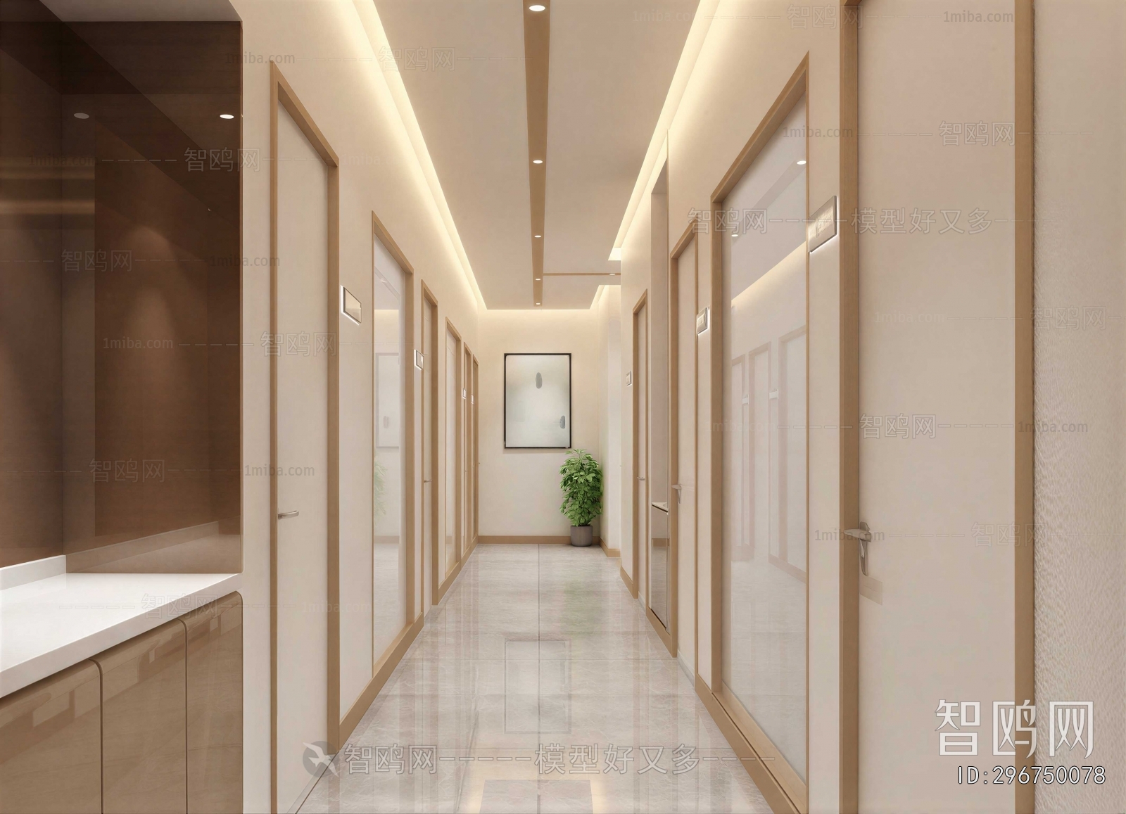 Modern Corridor/elevator Hall