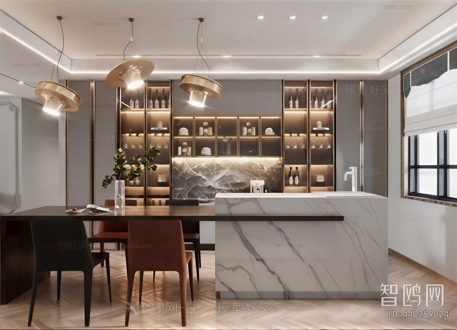 New Chinese Style Dining Room