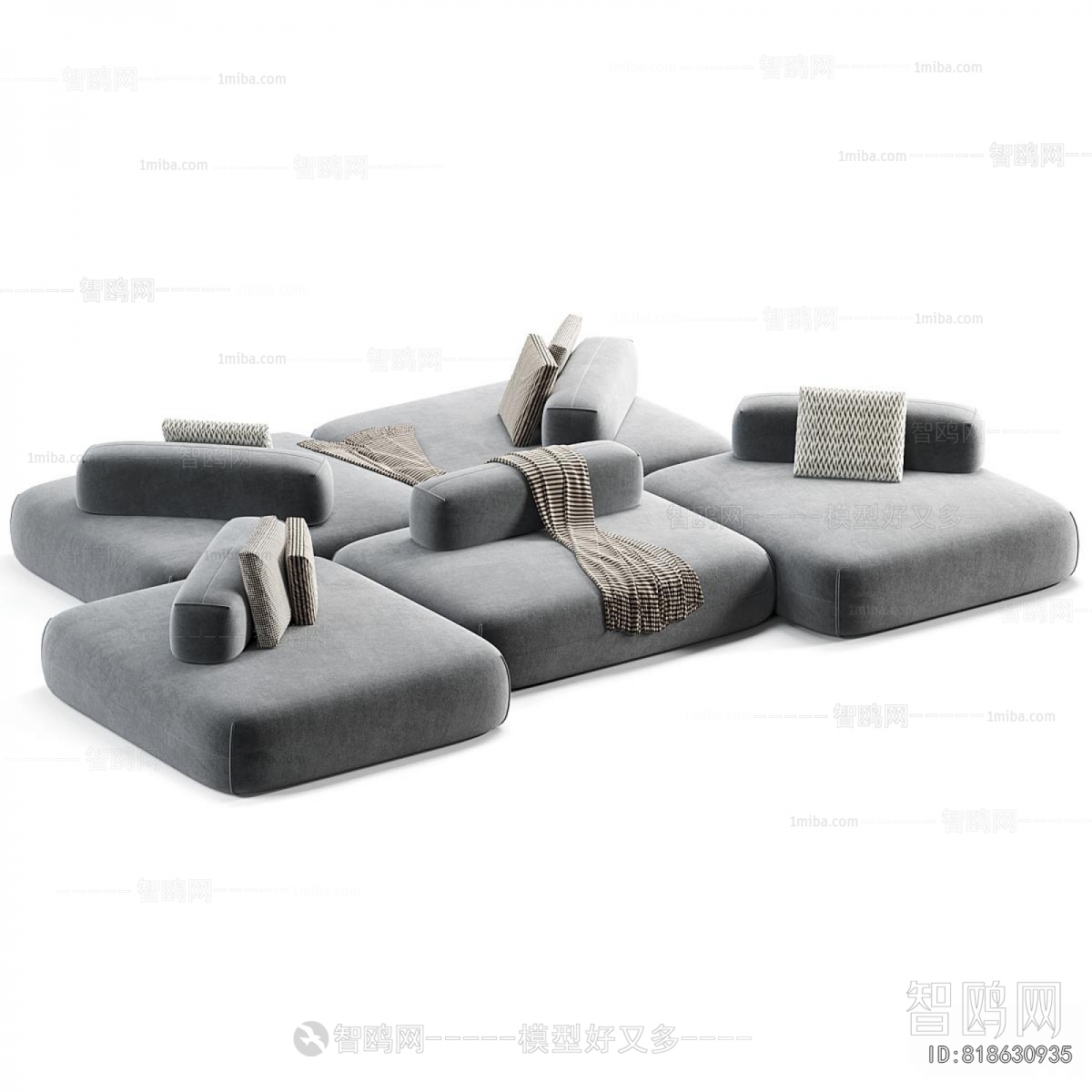 Modern Multi Person Sofa