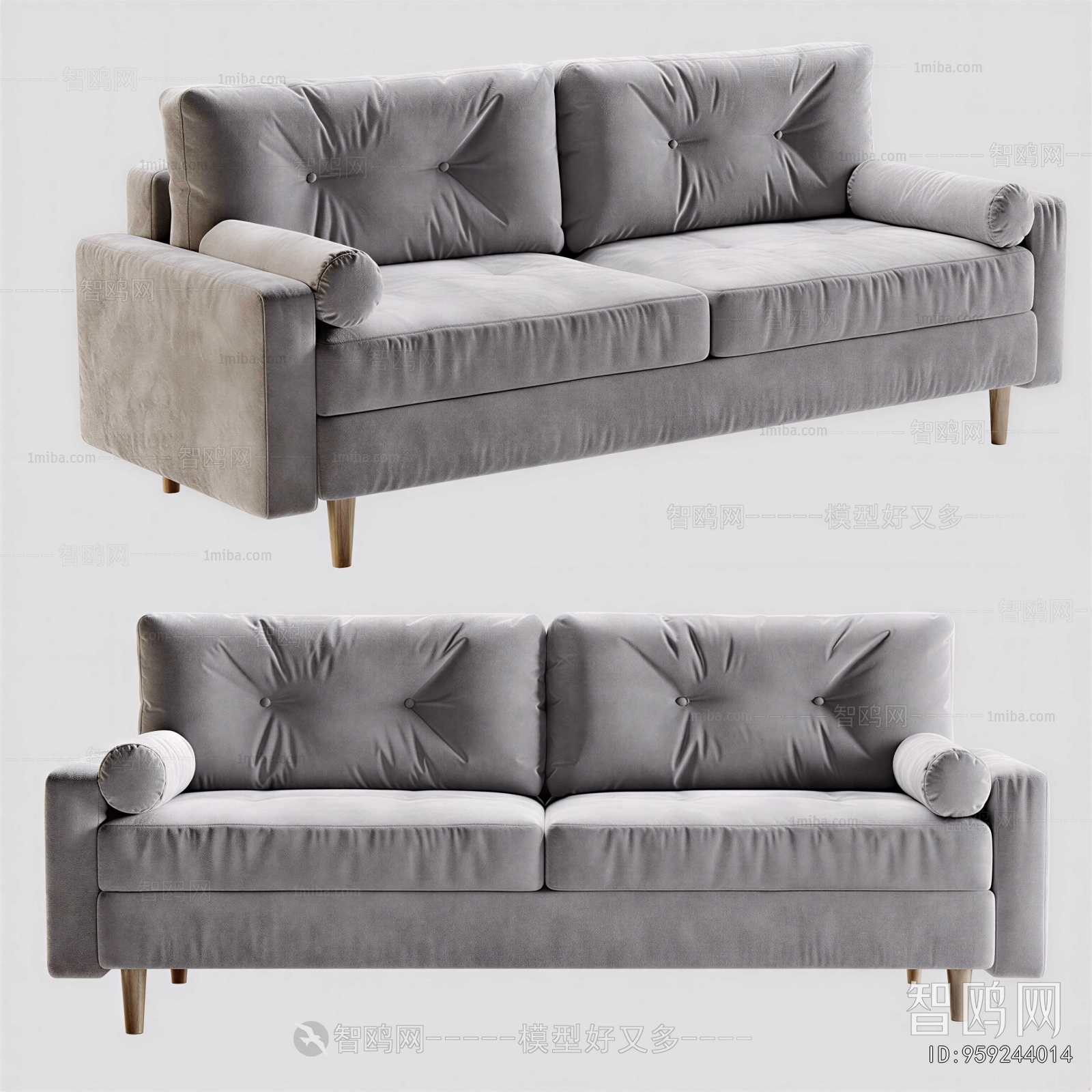 Modern Three-seat Sofa