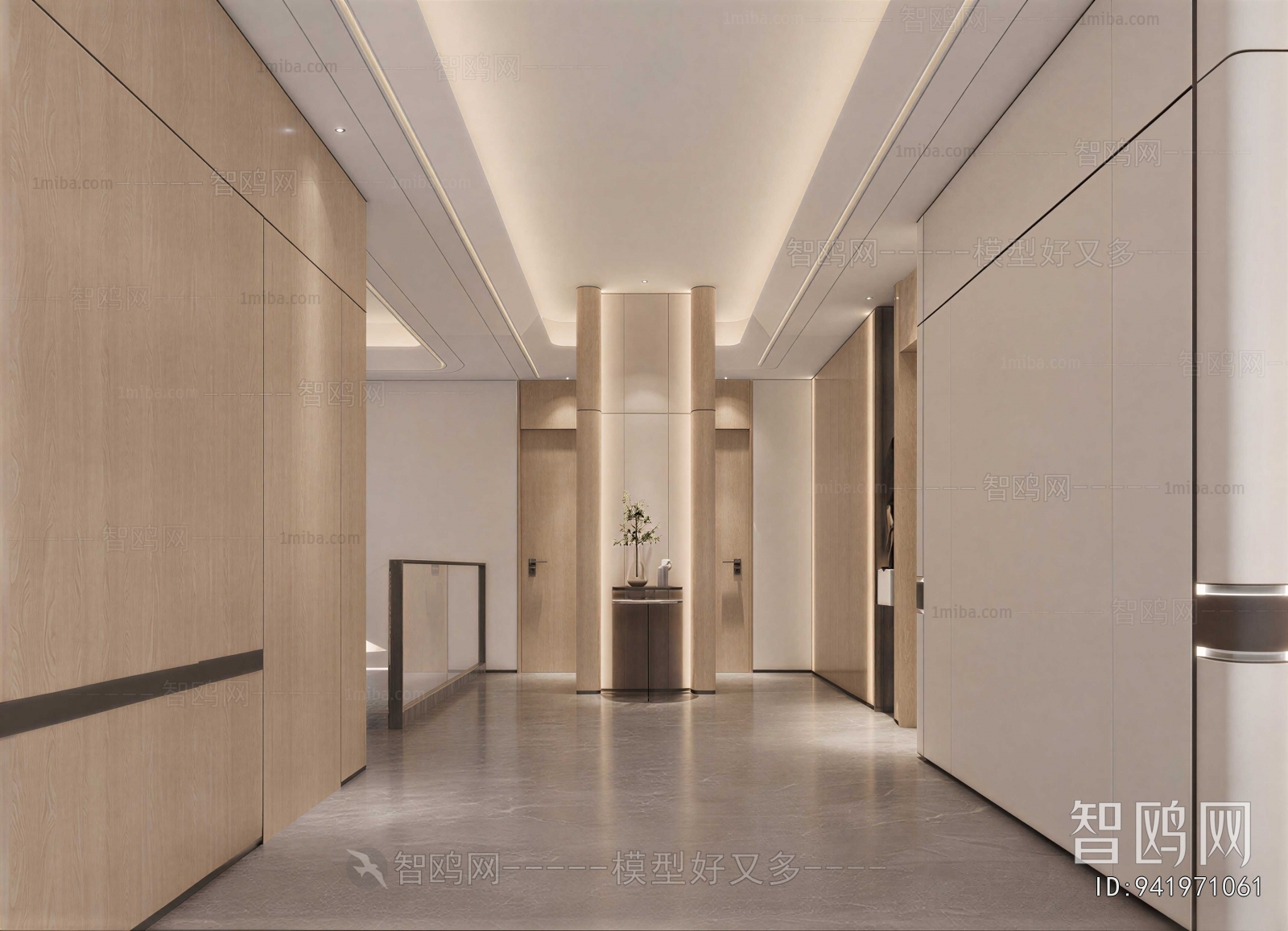Modern Office Aisle