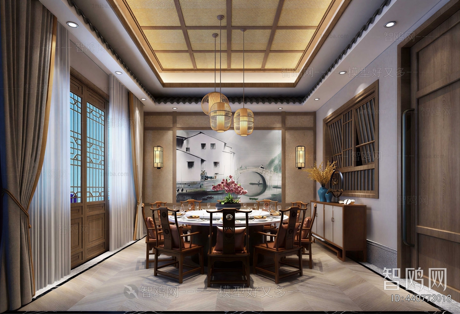 New Chinese Style Restaurant Box