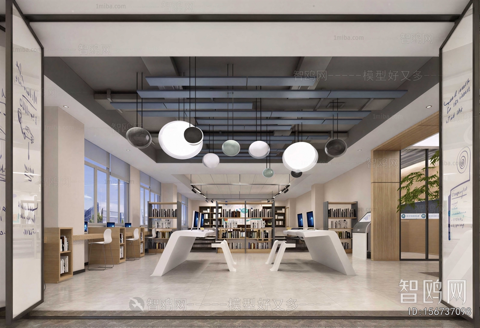 Modern Bookstore Book Bar