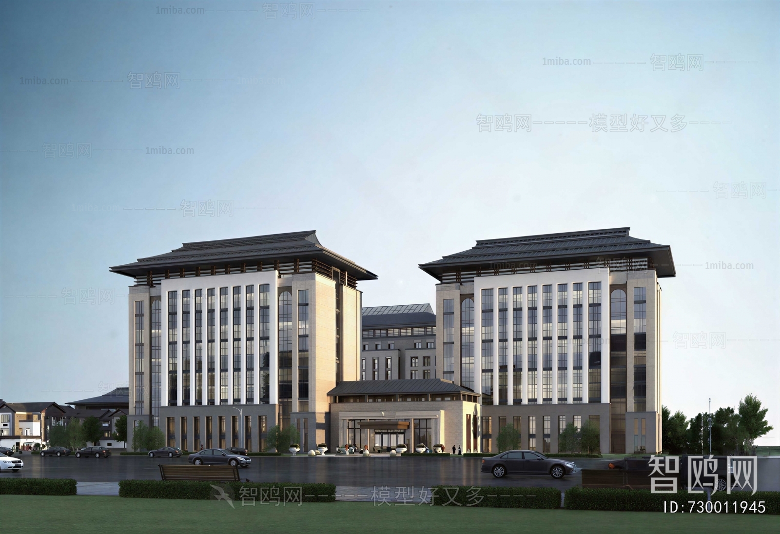 European Style Building Appearance