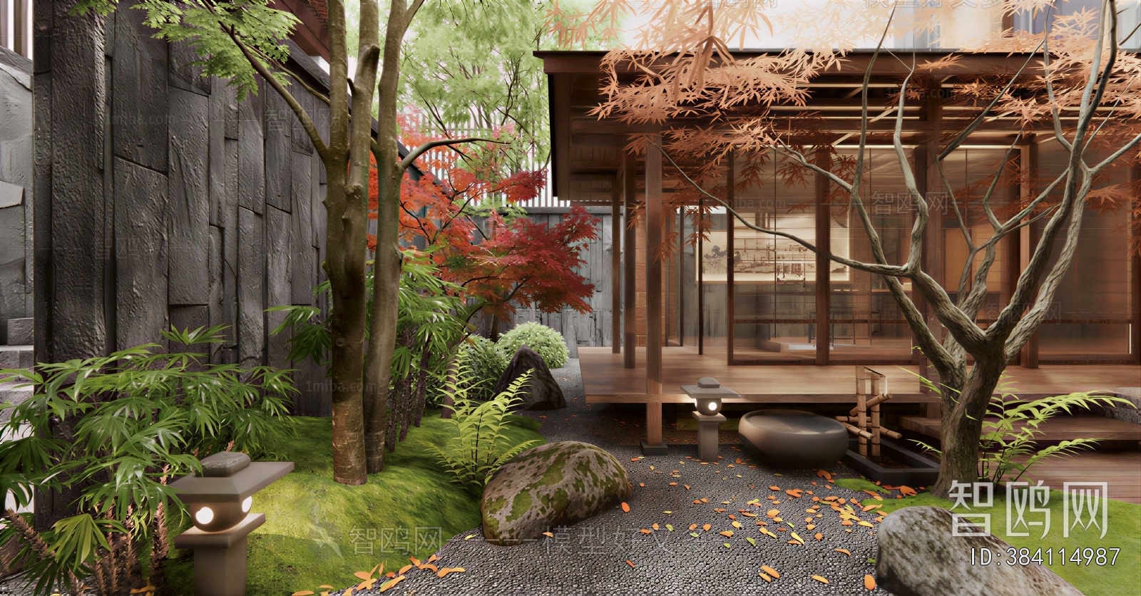 Modern Courtyard/landscape