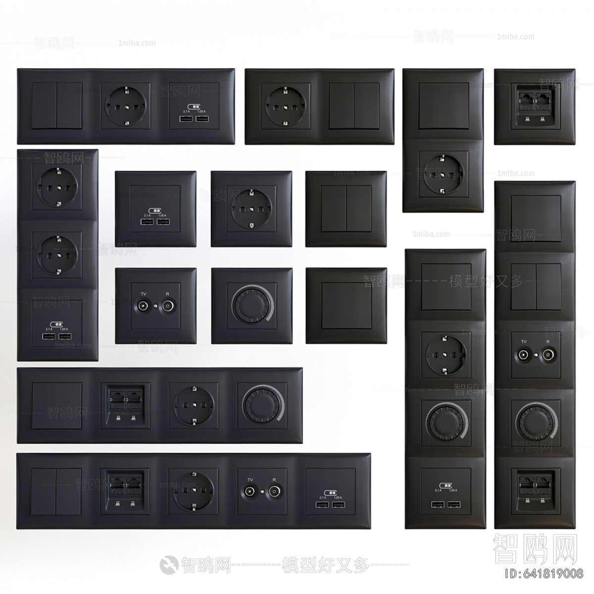 Modern Switch Socket Panel