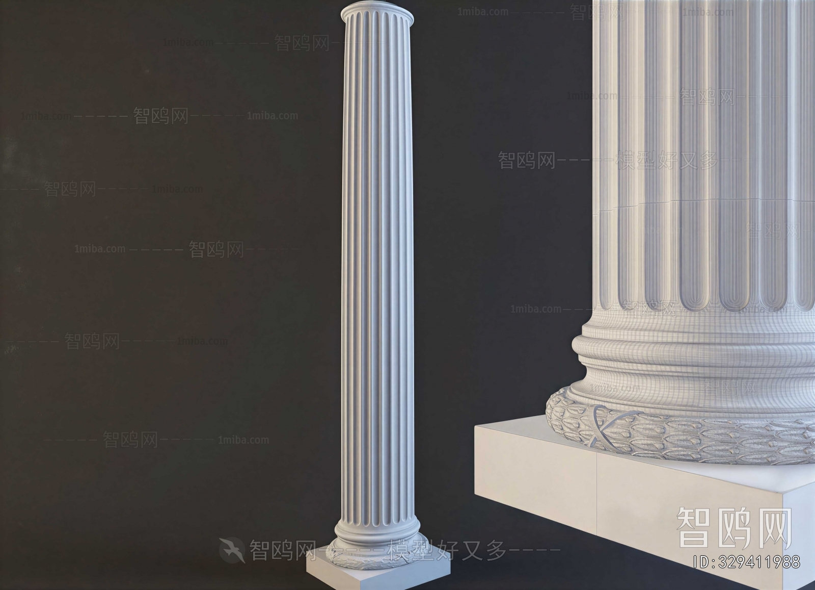 European Style Roman Pillar