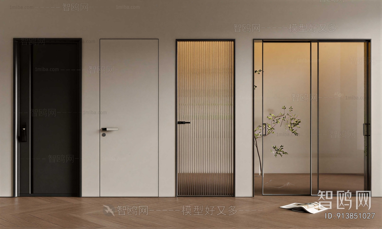 Modern Single Door