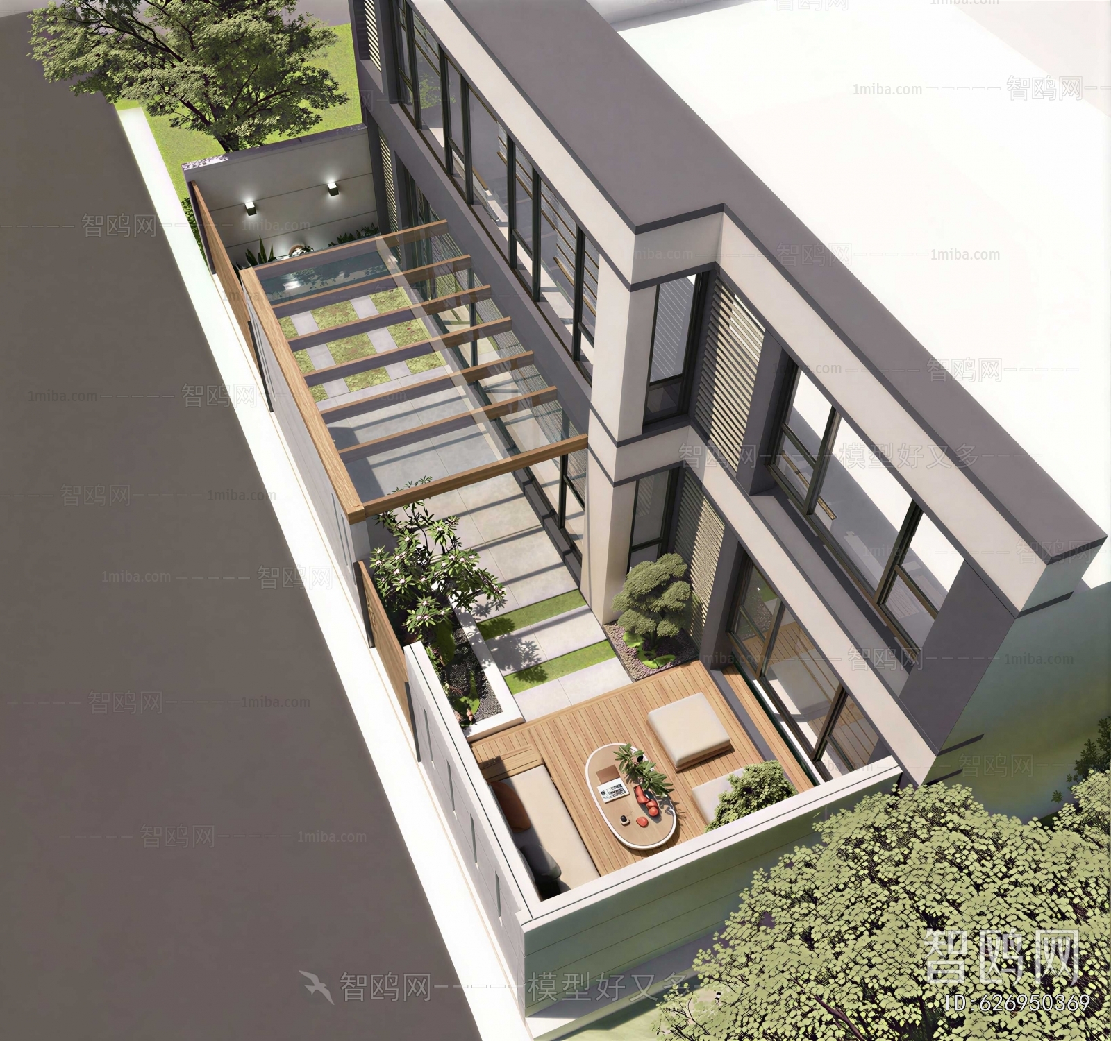 New Chinese Style Courtyard/landscape