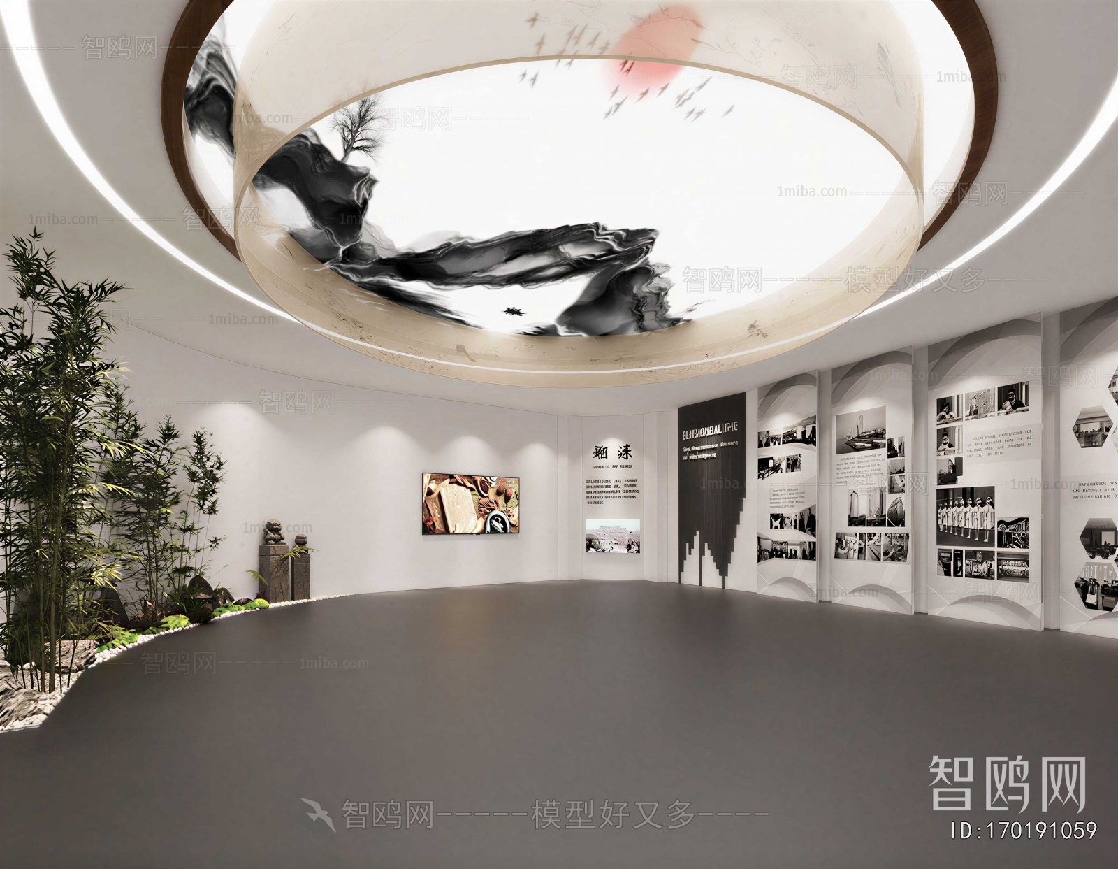 New Chinese Style Exhibition Hall