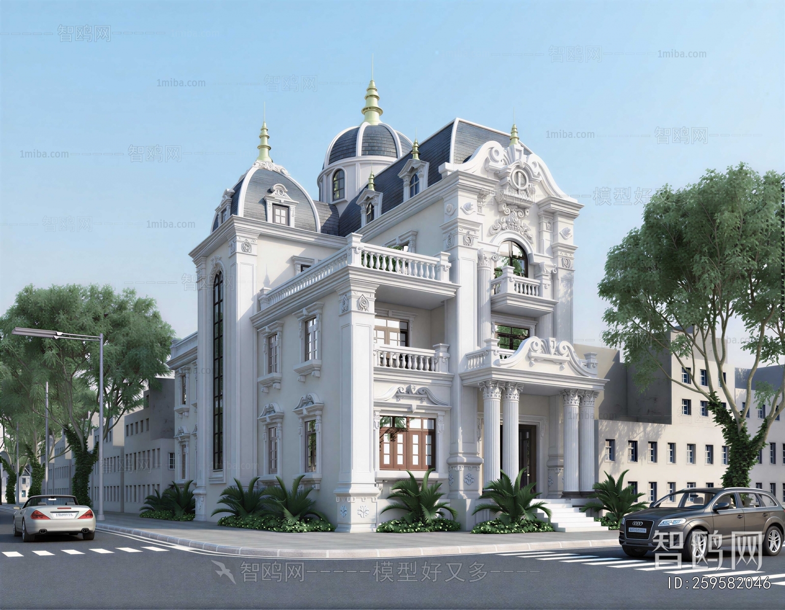 European Style Villa Appearance