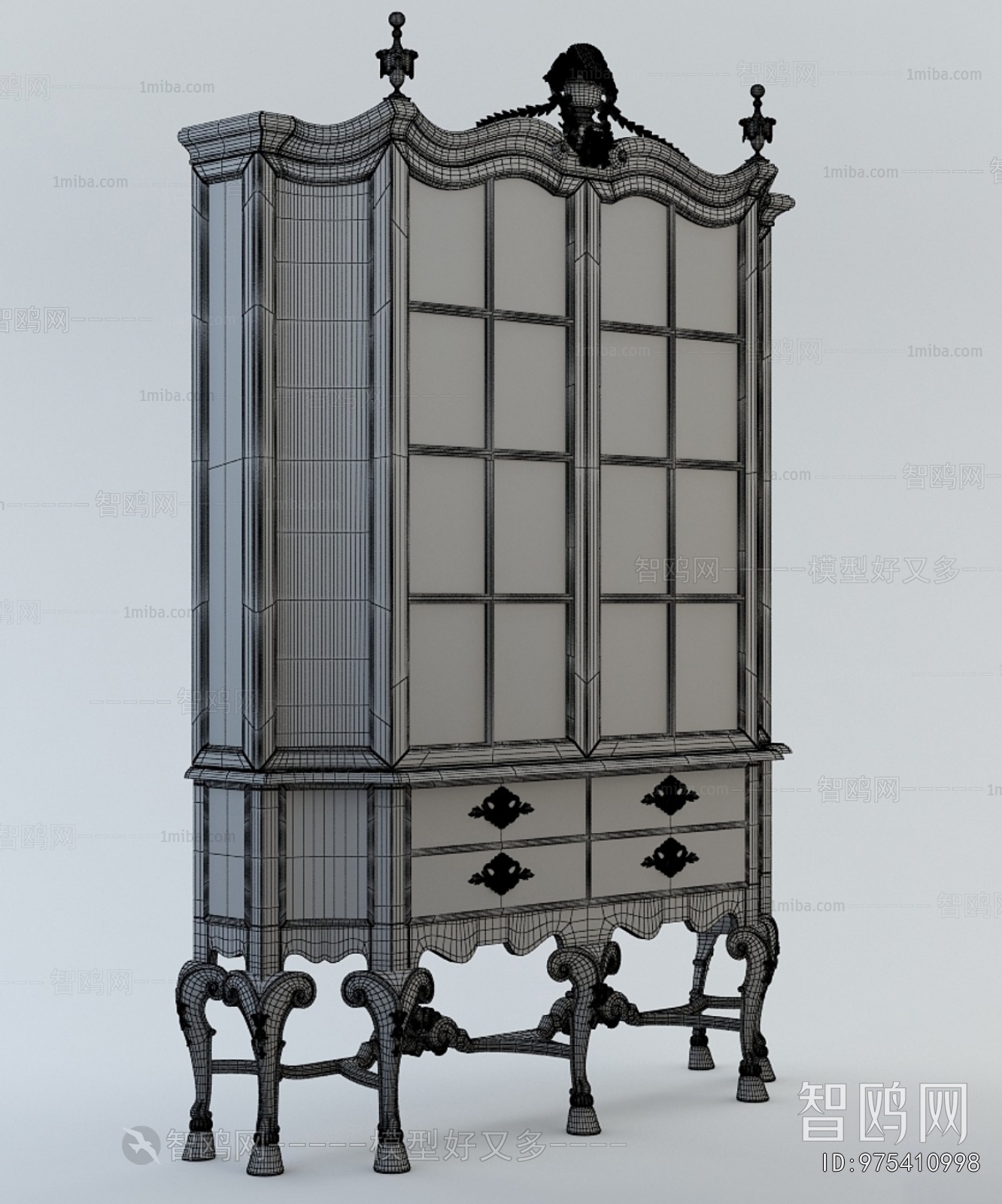 European Style Classical Style Bookcase