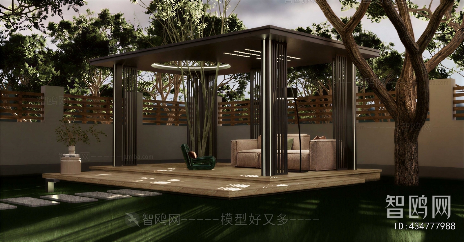 New Chinese Style Pavilion