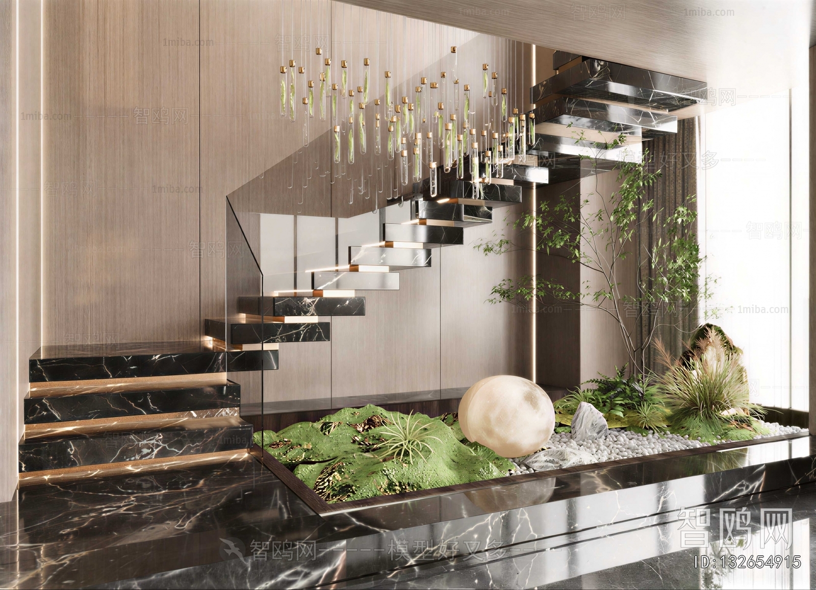 New Chinese Style Plant Landscaping