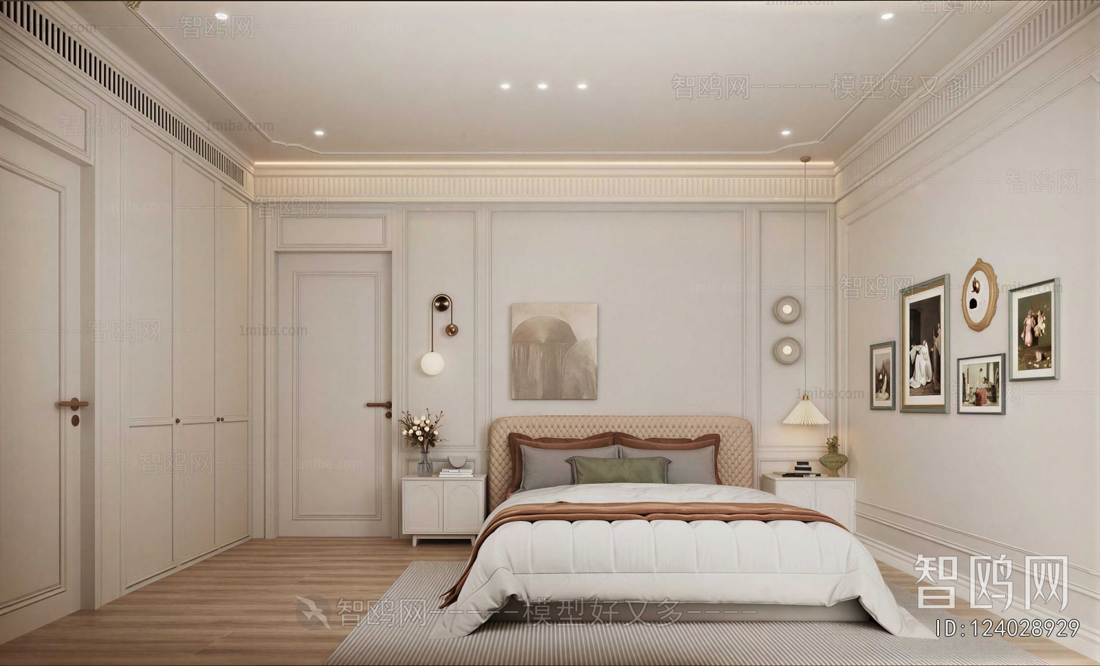New Chinese Style Bedroom
