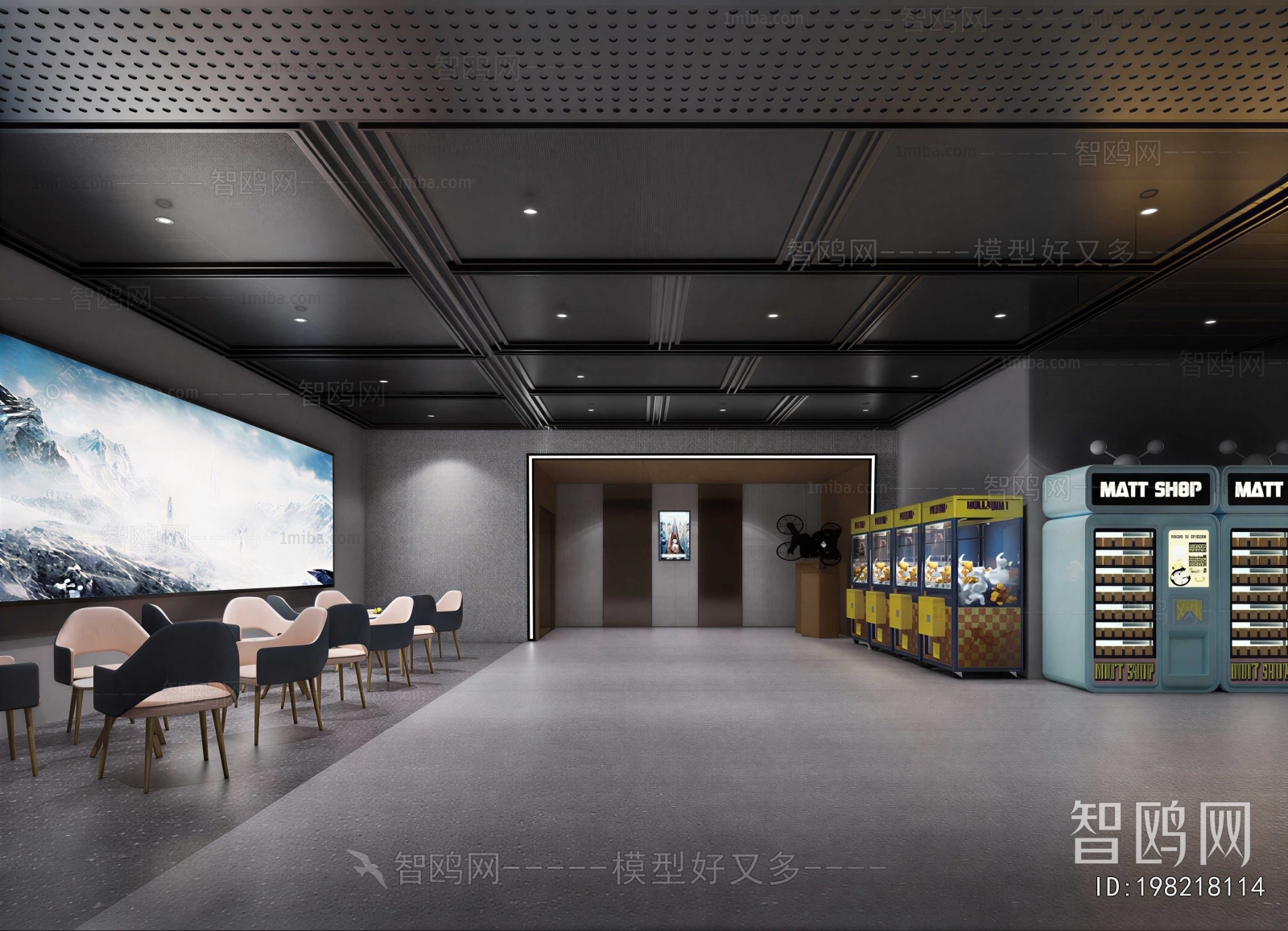 Modern Office Reception Desk