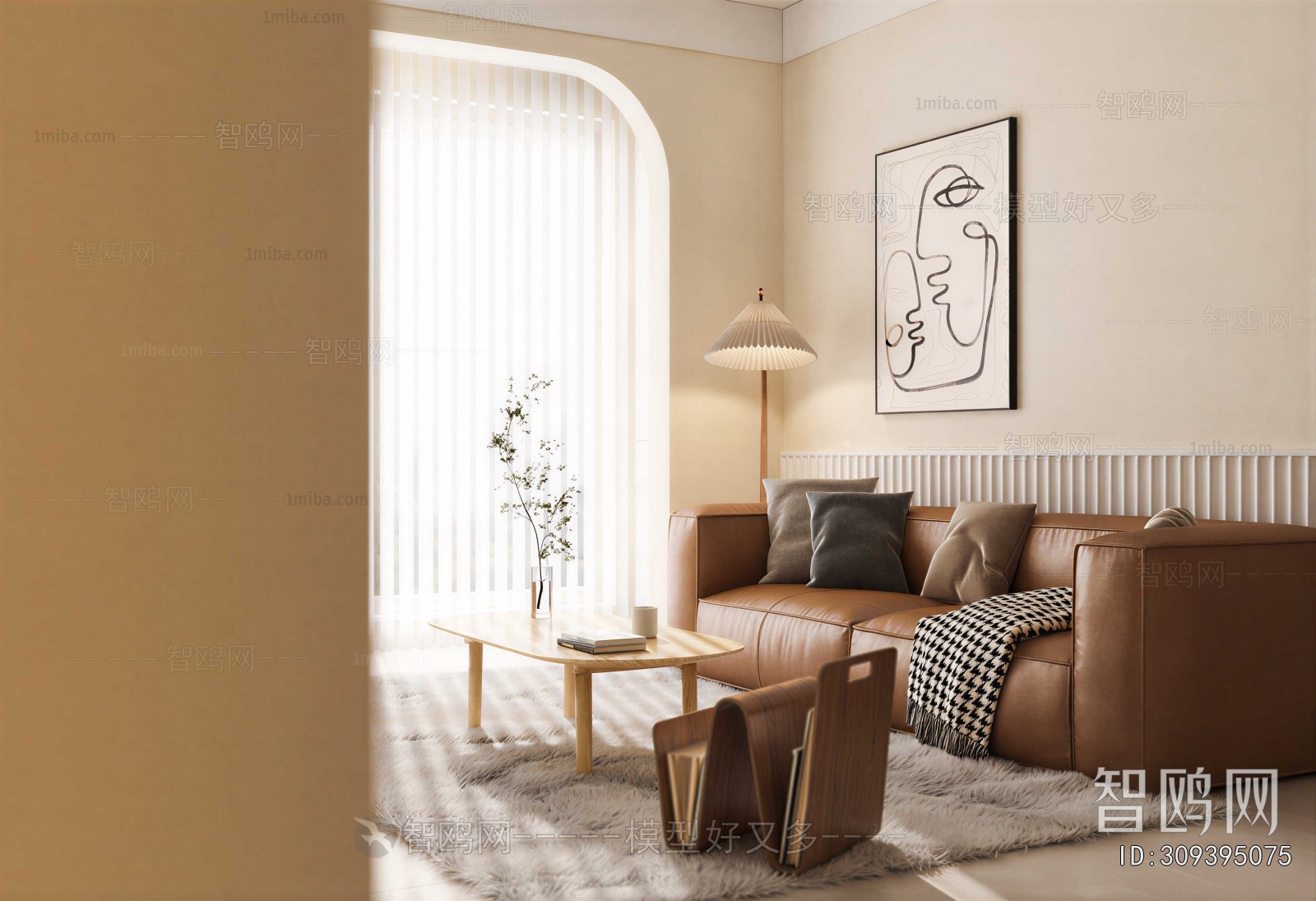 Modern Three-seat Sofa