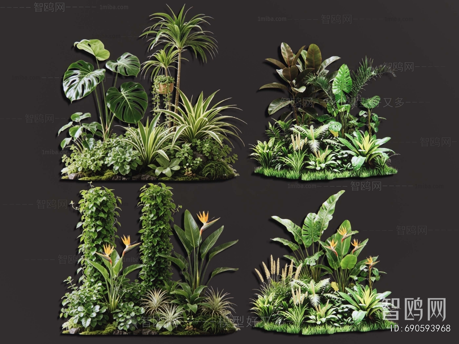 Modern Plant Pile