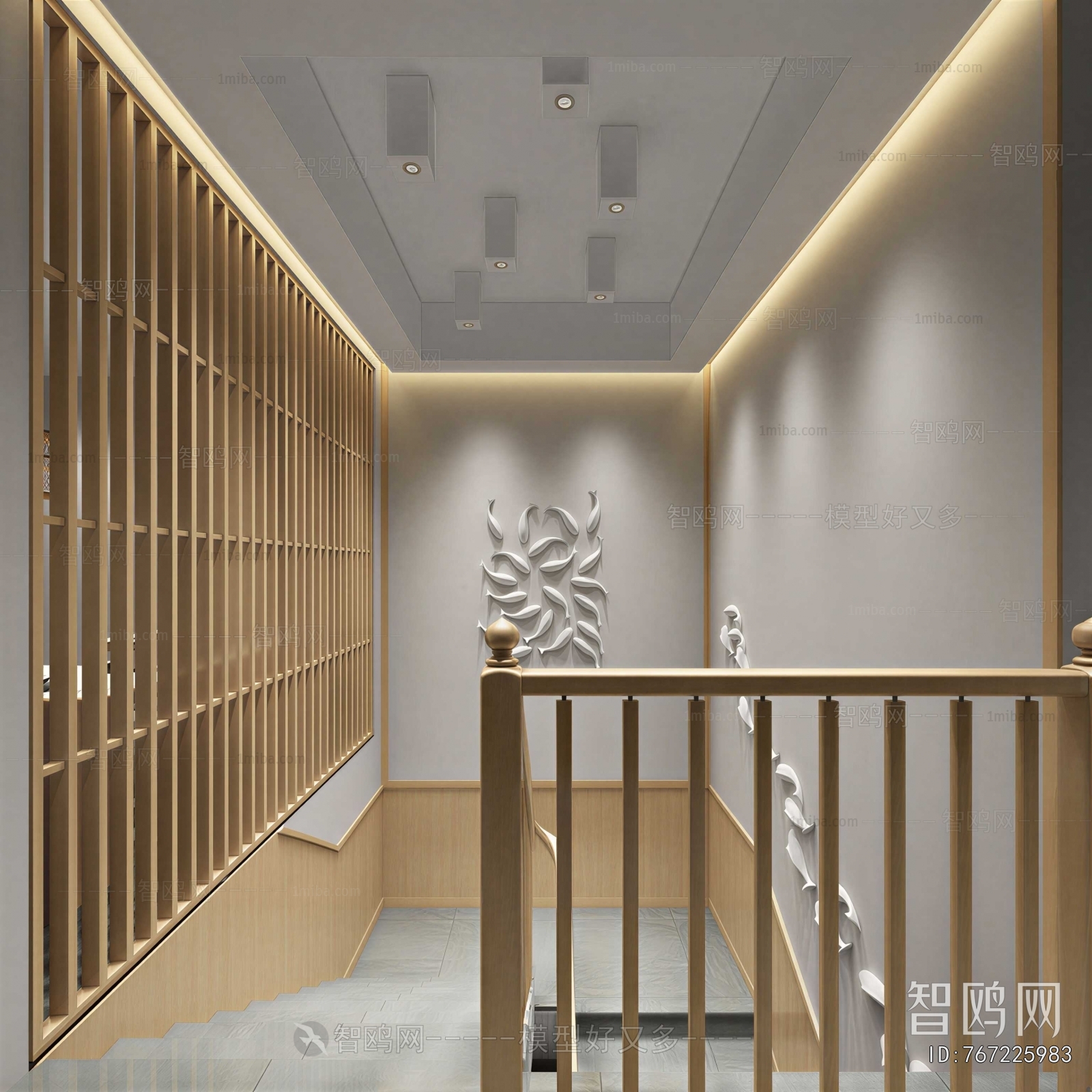 New Chinese Style Staircase
