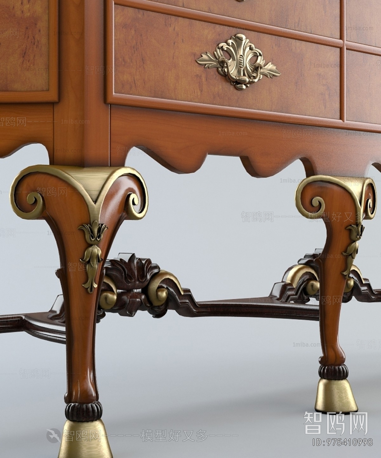 European Style Classical Style Bookcase