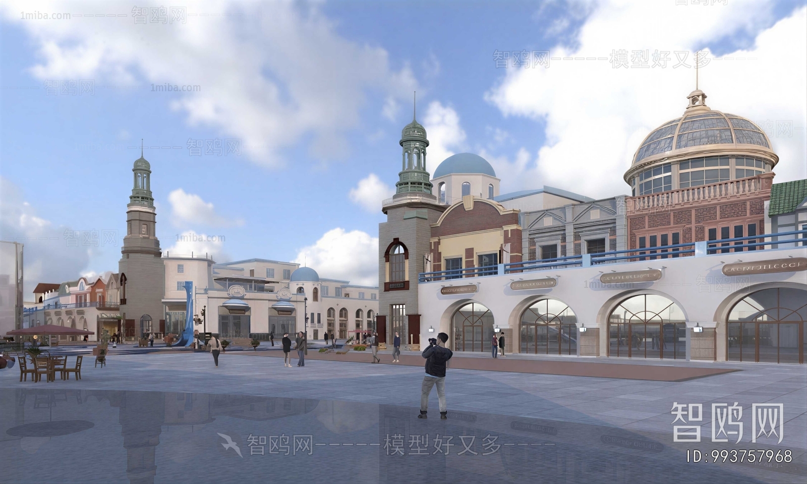 European Style Building Appearance