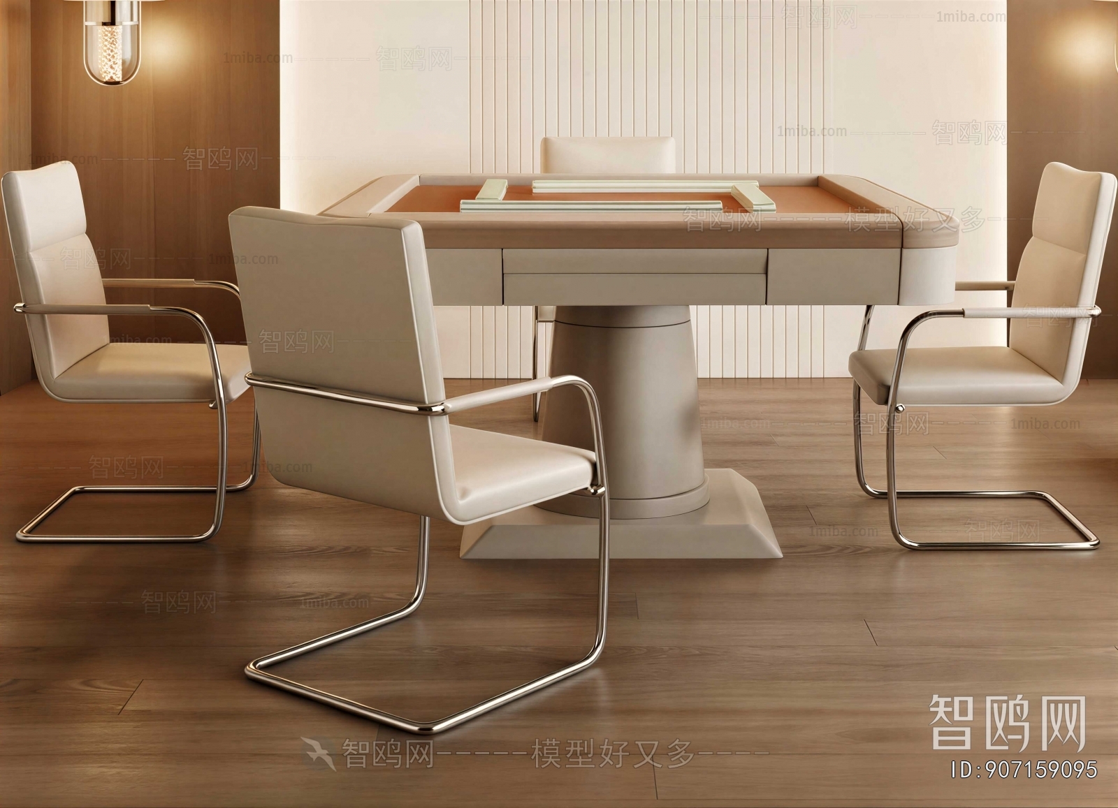 Modern Mahjong Tables And Chairs