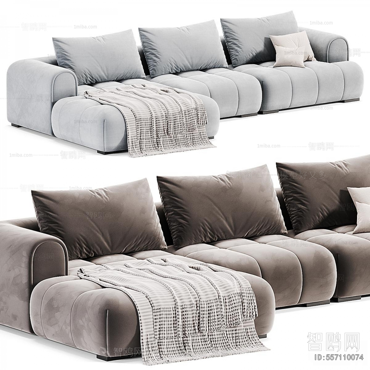 Modern Three-seat Sofa