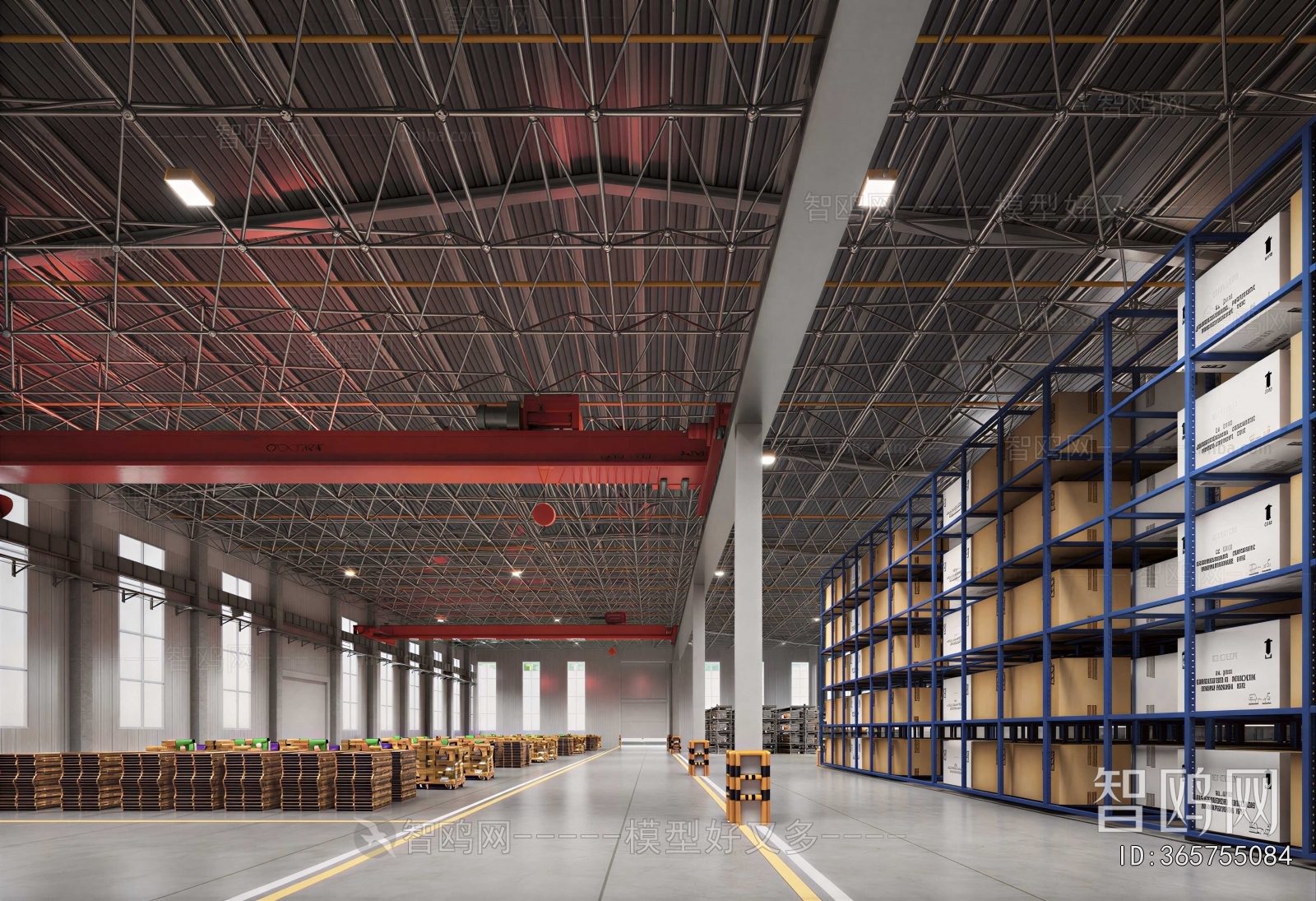 Industrial Style Factory Floor/warehouse