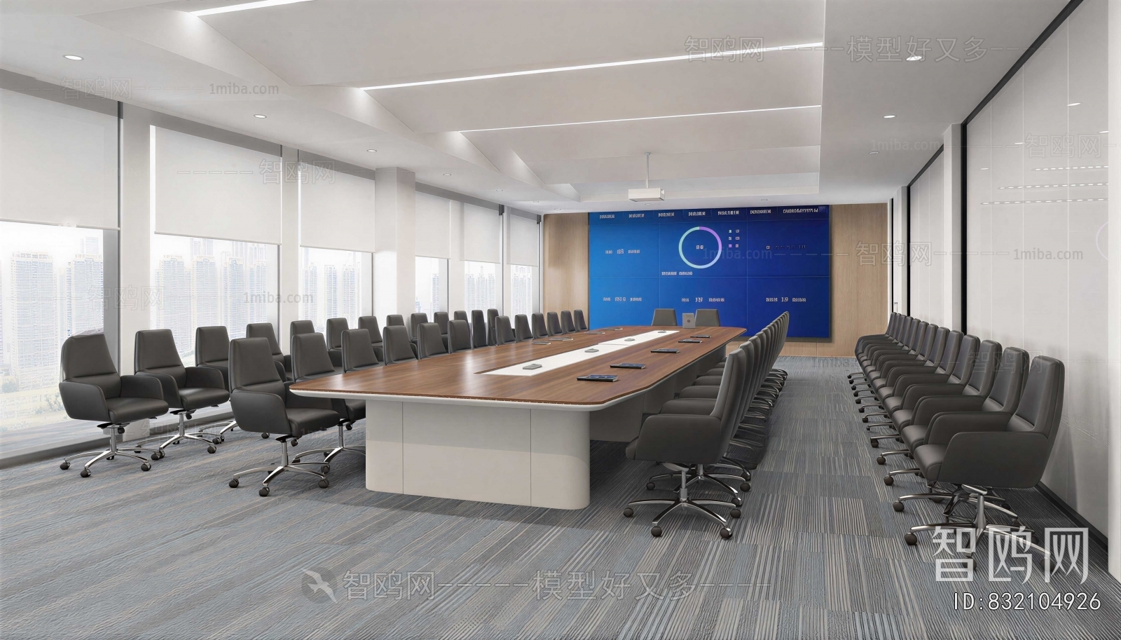 New Chinese Style Meeting Room