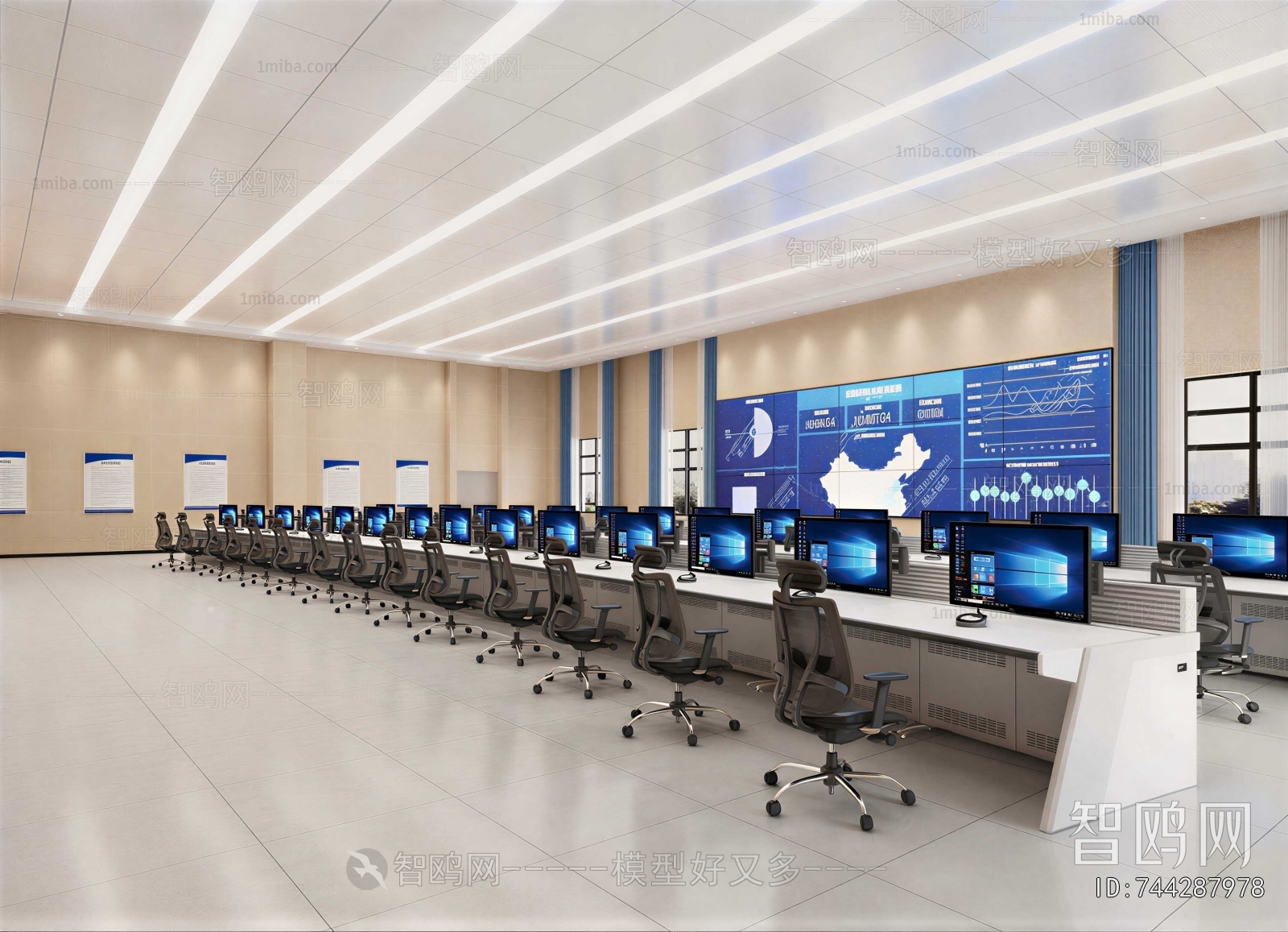 Modern Monitor Room