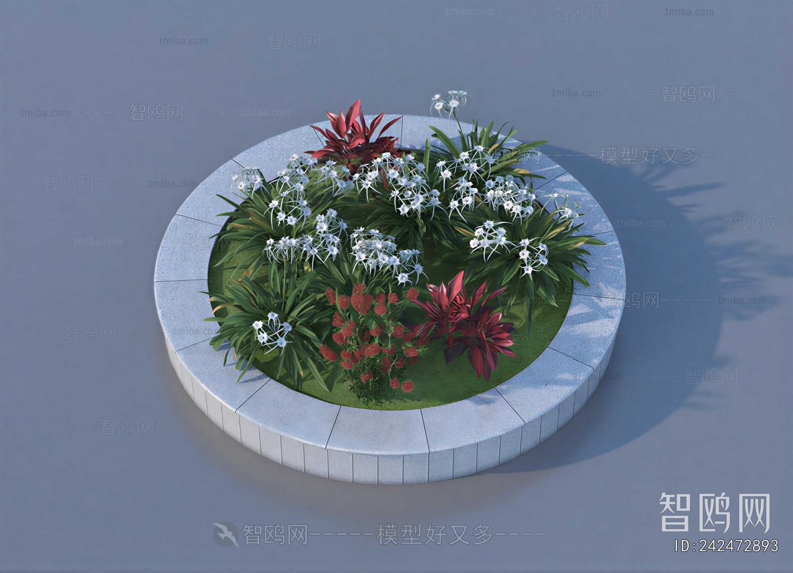 Modern Tree/shrub/grass