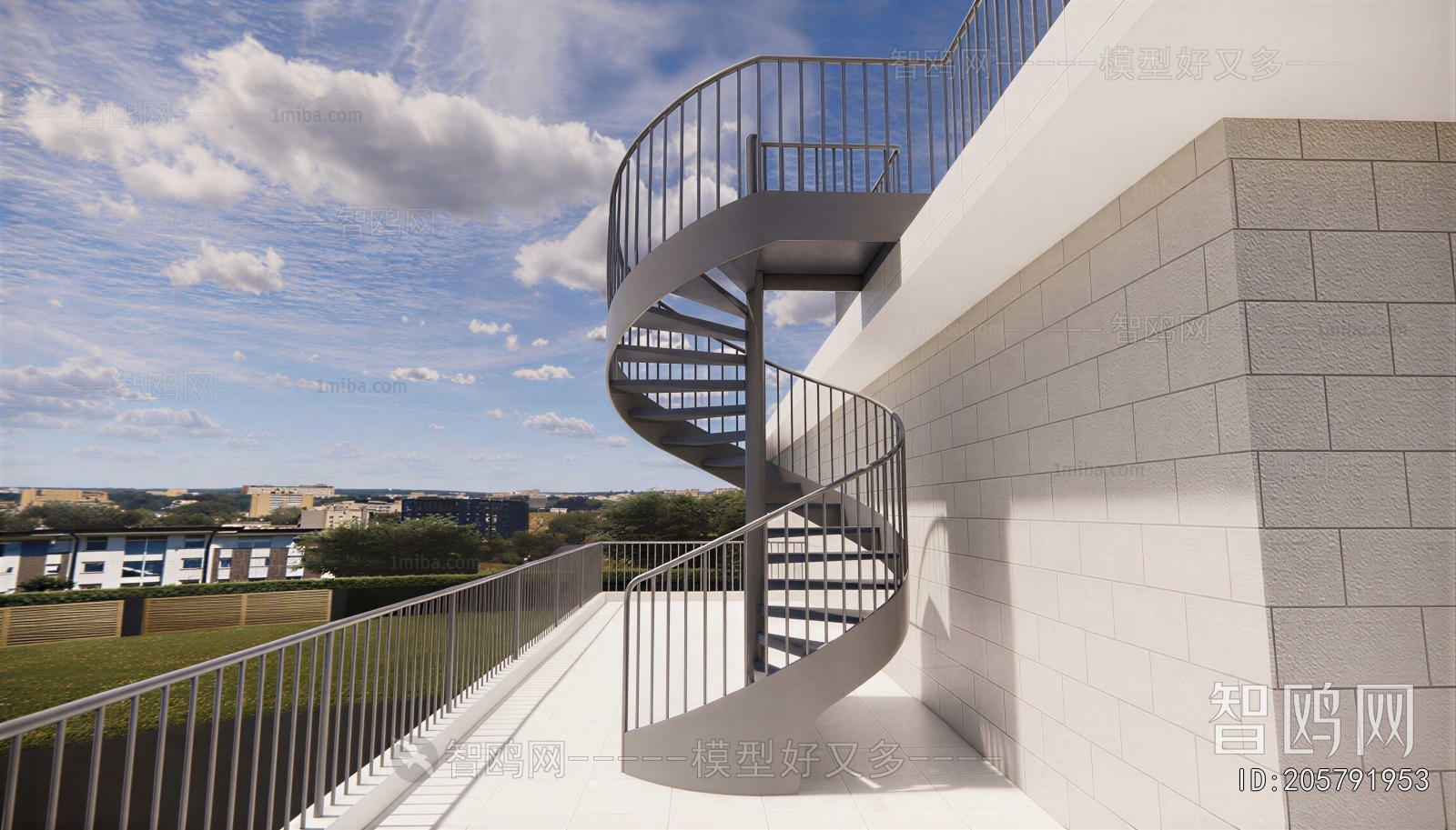 Modern Rotating Staircase