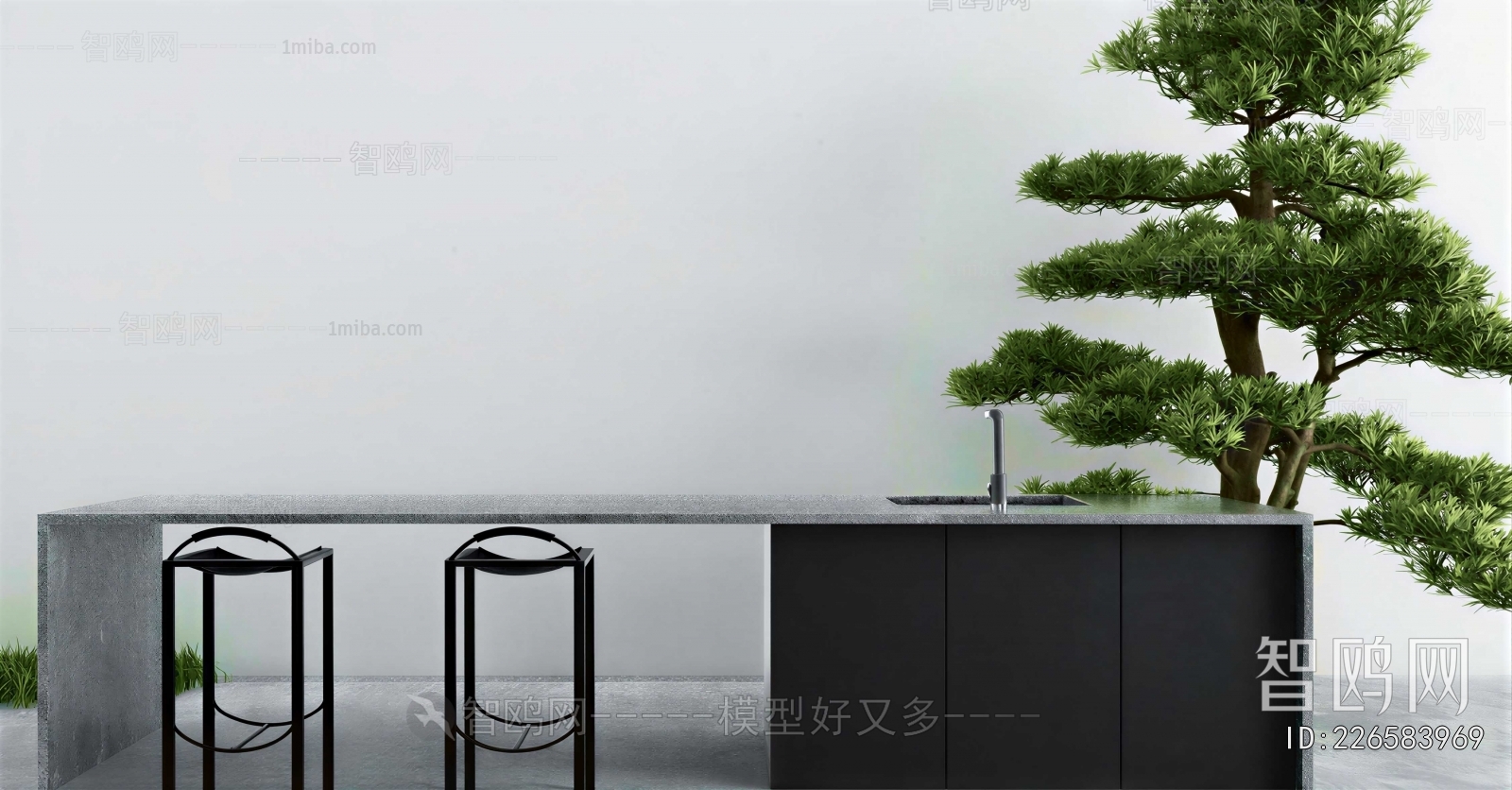 Modern Counter Bar