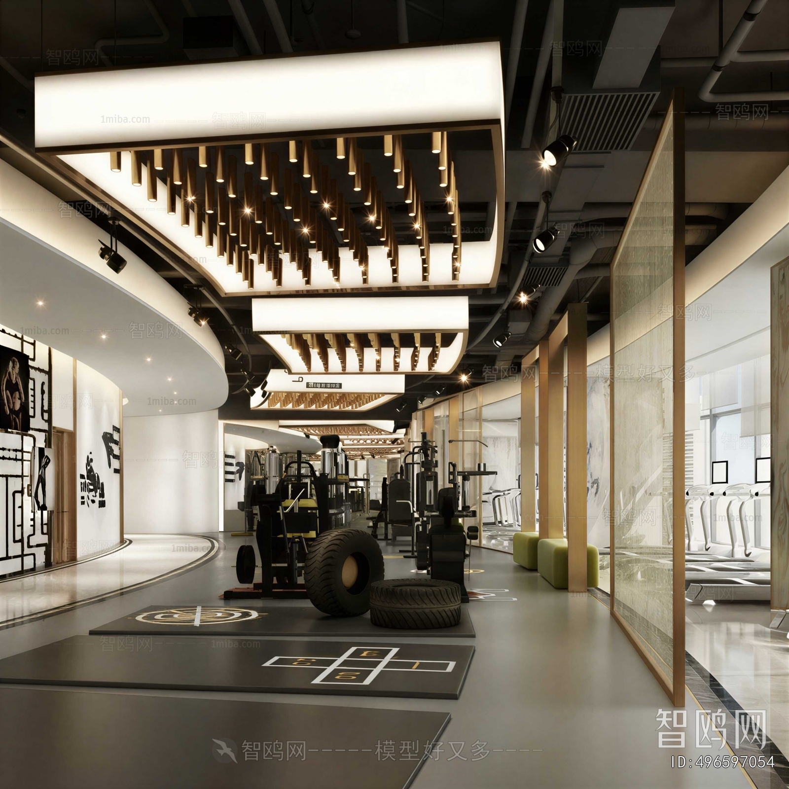 Industrial Style Gym