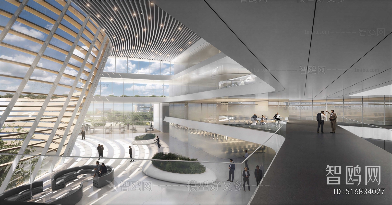 Modern Office Reception Desk