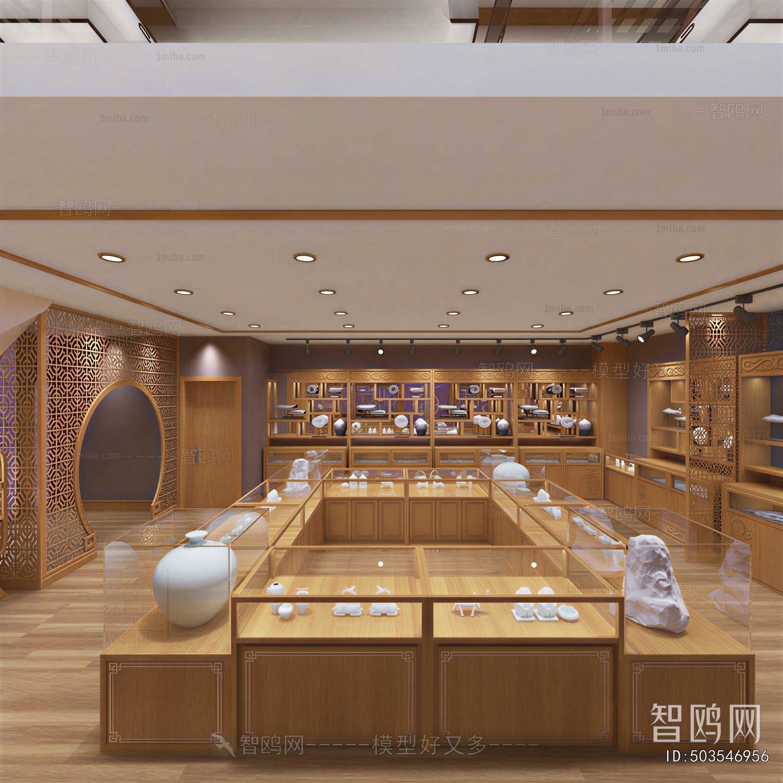 New Chinese Style Exhibition Hall