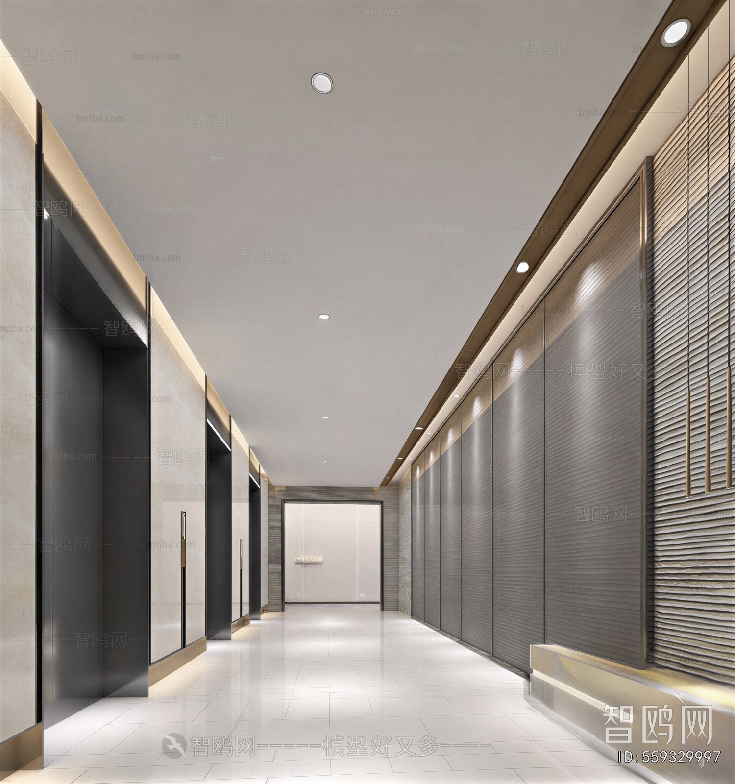 Modern Elevator Hall