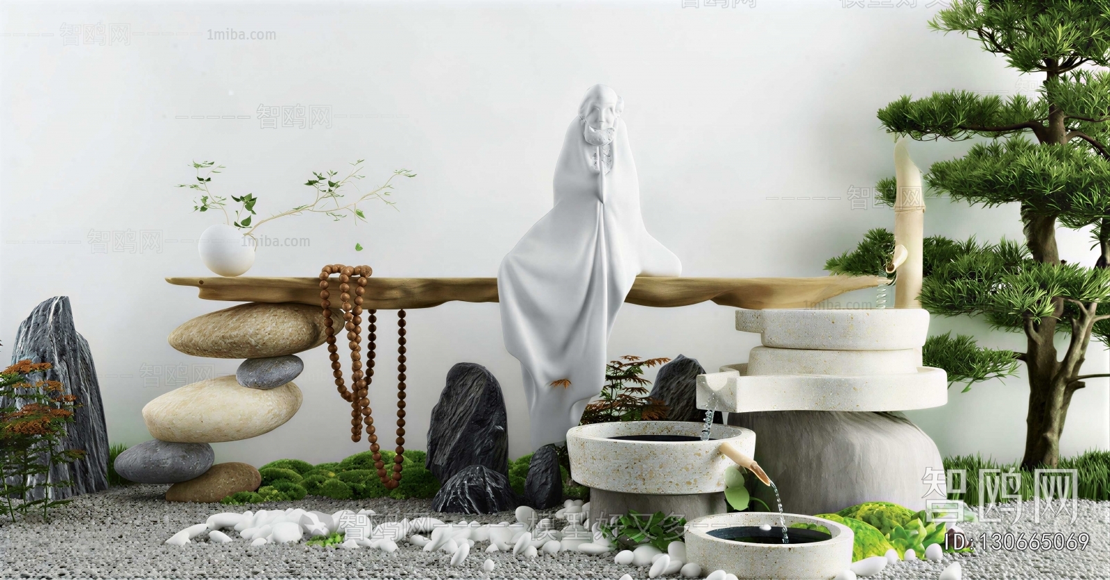 New Chinese Style Plant Landscaping