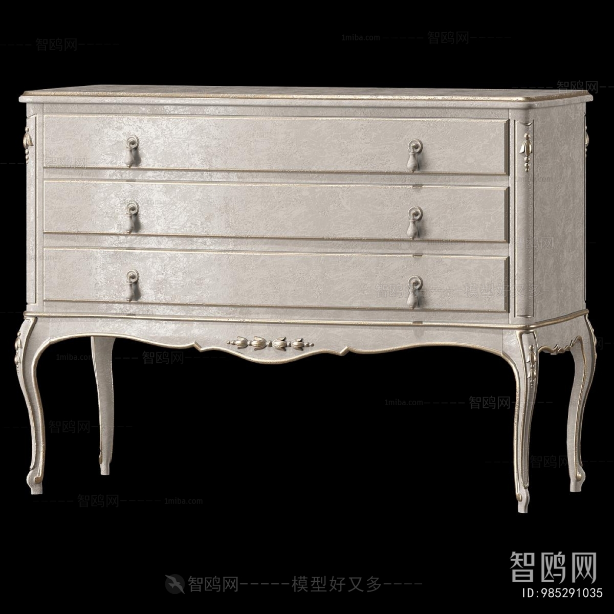 European Style Bedside Cupboard
