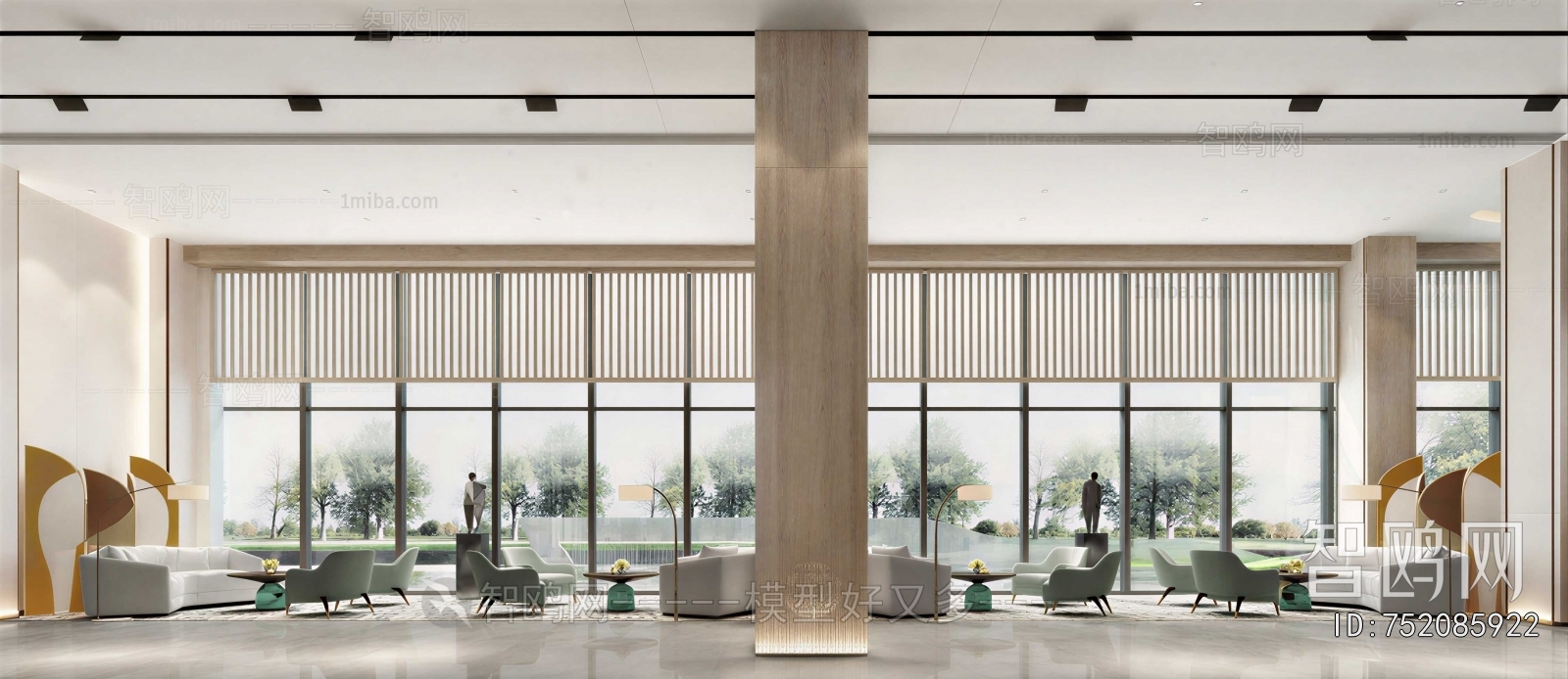 Modern Office Reception Desk