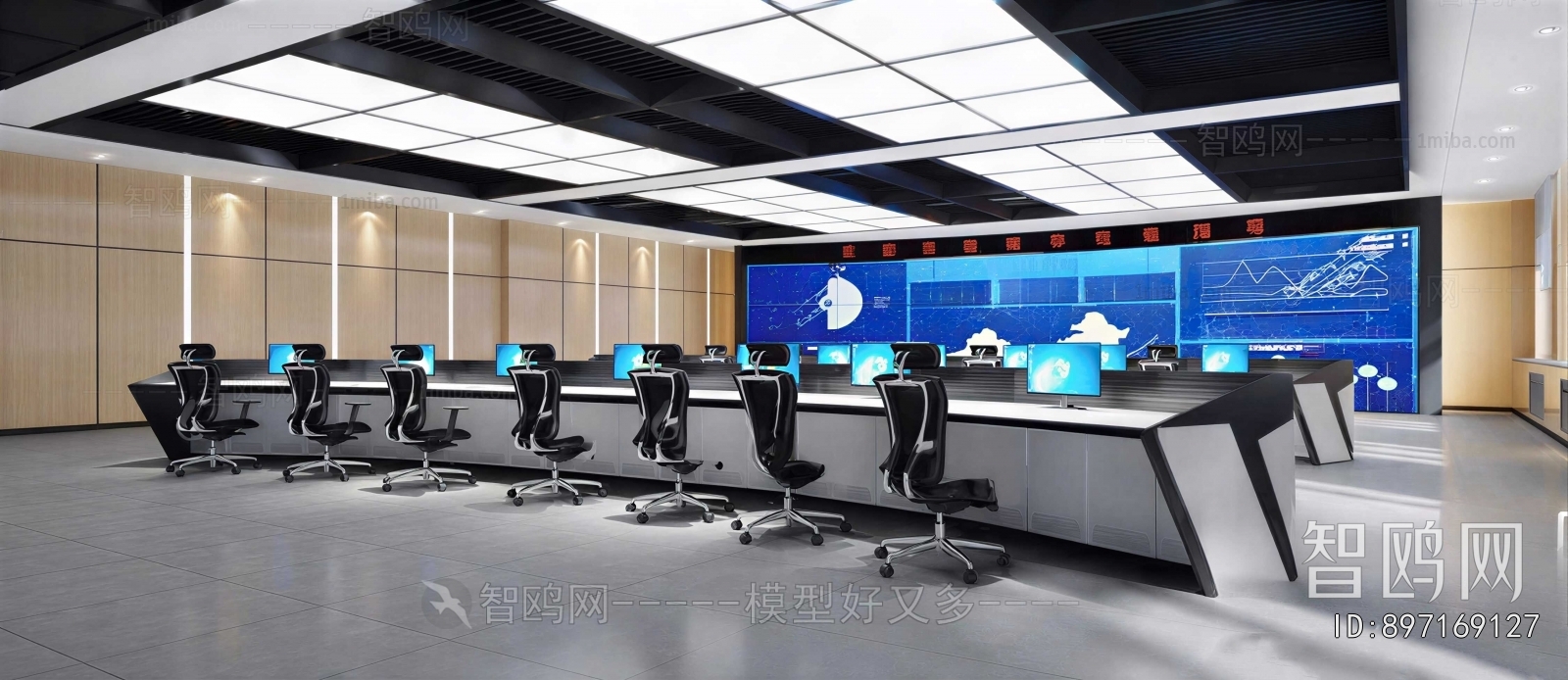 Modern Monitor Room