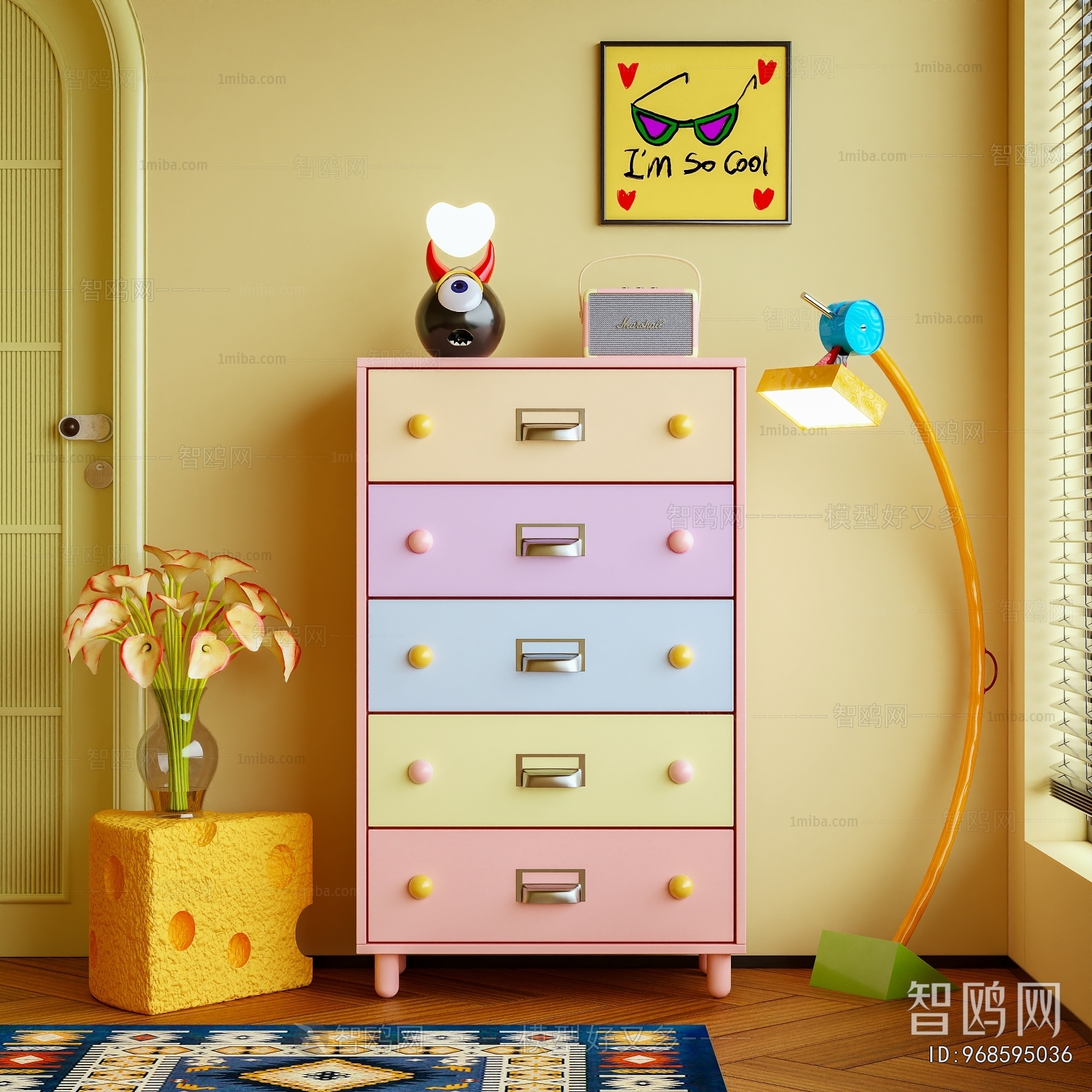 Modern Decorative Cabinet