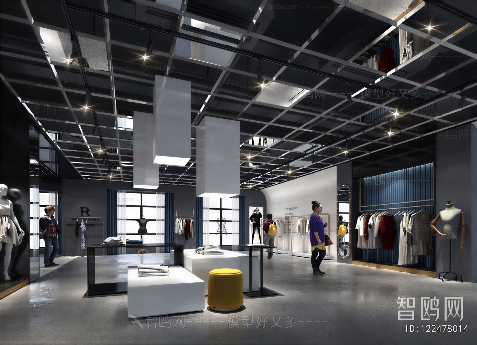 Industrial Style Clothing Store